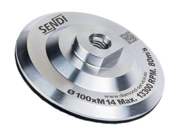 SENDI Klittenband Montagebeugel Ø100 (Aluminium) - Afbeelding 3