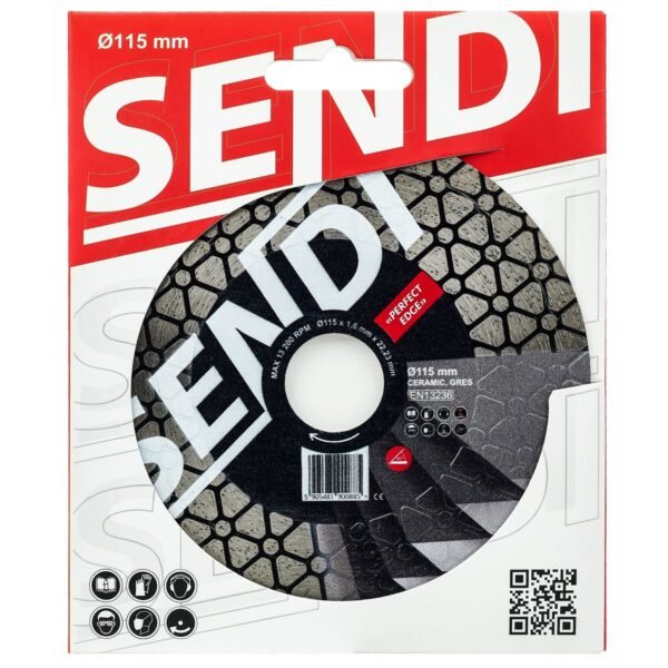 SENDI PERFECT EDGE Ø115 Tegelslijpschijf - Afbeelding 2