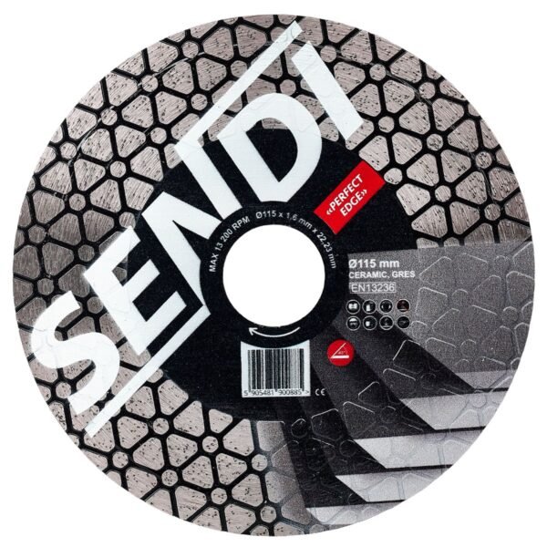SENDI PERFECT EDGE Ø115 Tegelslijpschijf