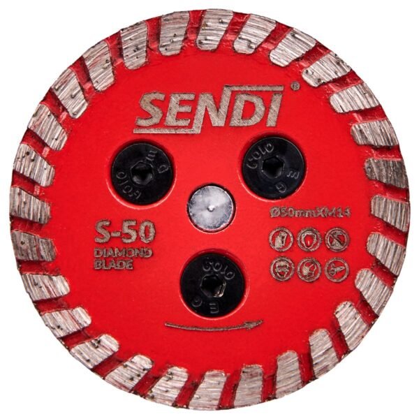 Diamantschijf voor steen SENDI S-50 Ø50/M14 - Afbeelding 3