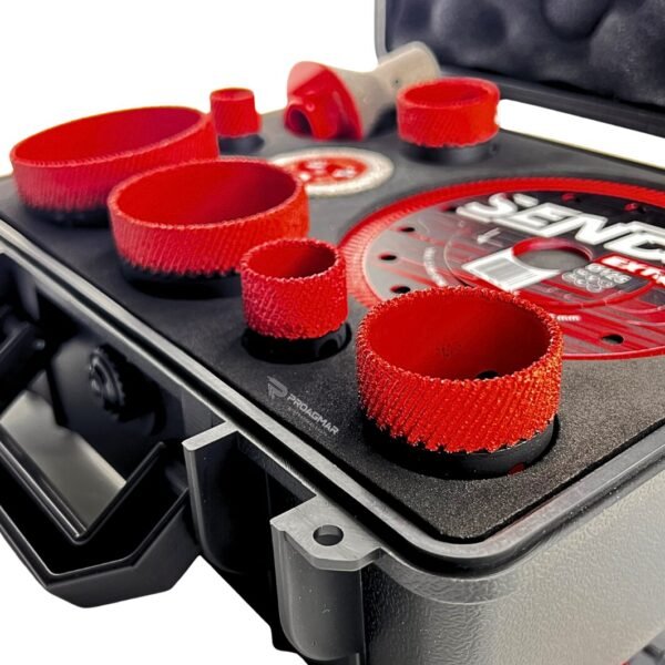 SENDI EXTREME SET plaat trimmers (20/25/35/40/55/68 + ondersnijdschijf + conische snijder 20-50 mm x M14) - Afbeelding 3