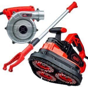 SENDI TRIPPLE GS betonfreesset met stofzuiger en telescopische handgreep